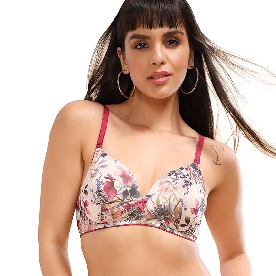 Enamor F065 Invisible Neckline T-Shirt Bra – Padded, Wirefree, High Coverage